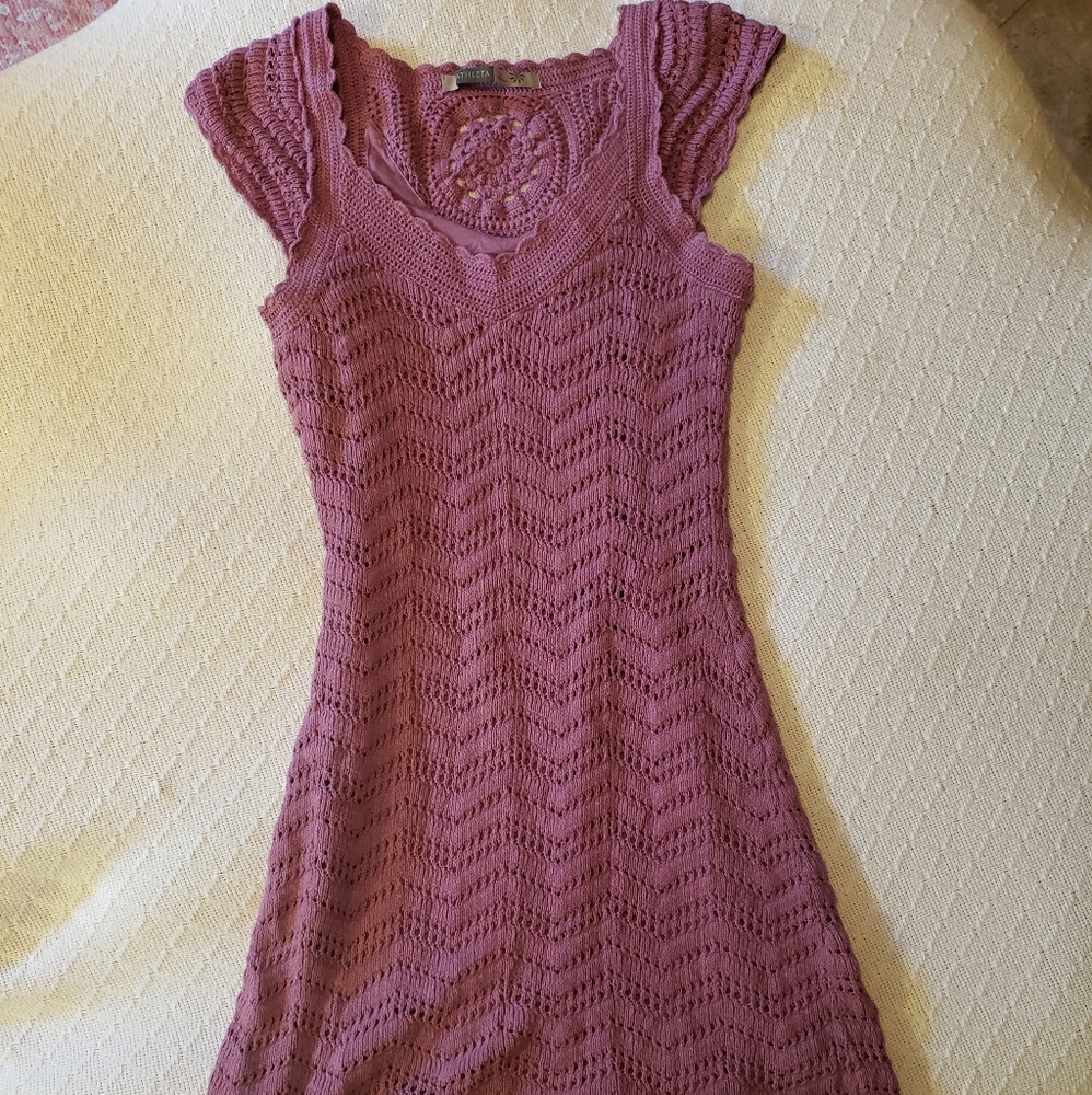 Athleta Crocheted Dress